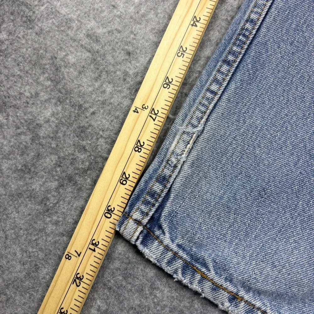 Levi's 550 Relaxed Fit Jeans Light Wash Blue Denim Tapered Leg 34x32